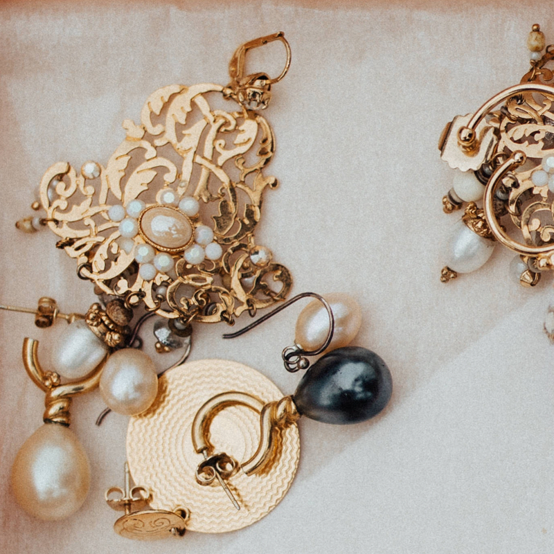 various pieces of jewelry